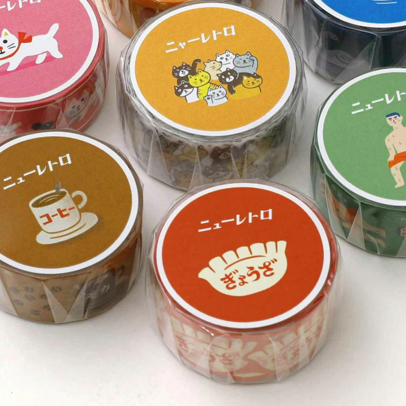 Hightide Retro Masking Tape – Assorted Designs