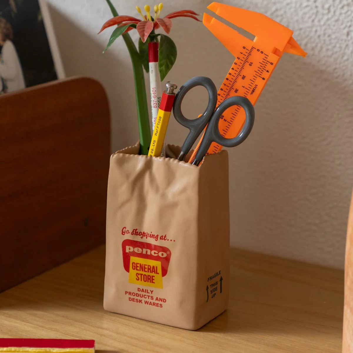 Hightide Penco Brown Bag Pen Pot