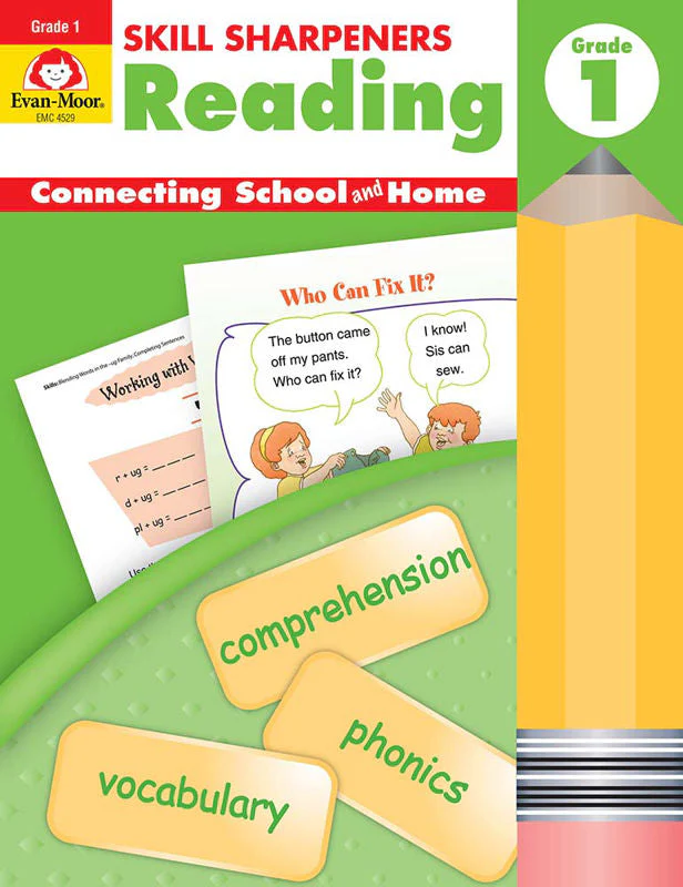 Evan-Moor Skill Sharpeners Reading, Grade 1 – Activity Book