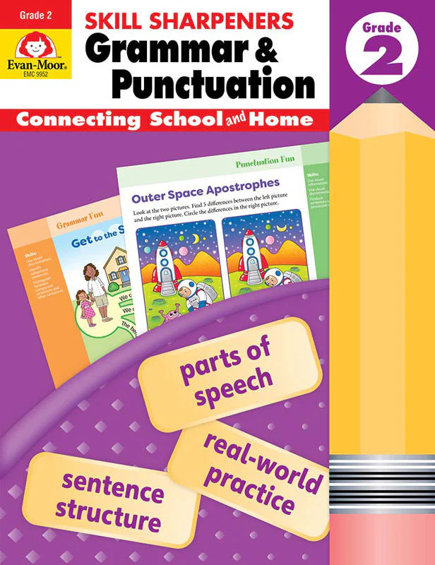 Evan-Moor Skill Sharpeners Grammar & Punctuation Grade 2 – Activity Book