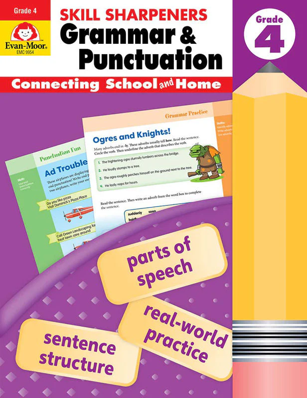 Evan-Moor Skill Sharpeners Grammar & Punctuation Grade 4 – Activity Book