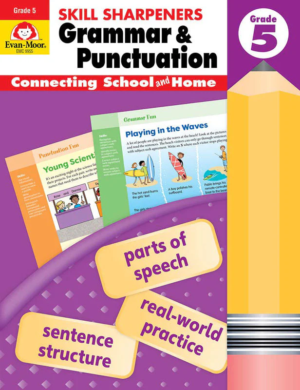 Evan-Moor Skill Sharpeners Grammar & Punctuation Grade 5 – Activity Book