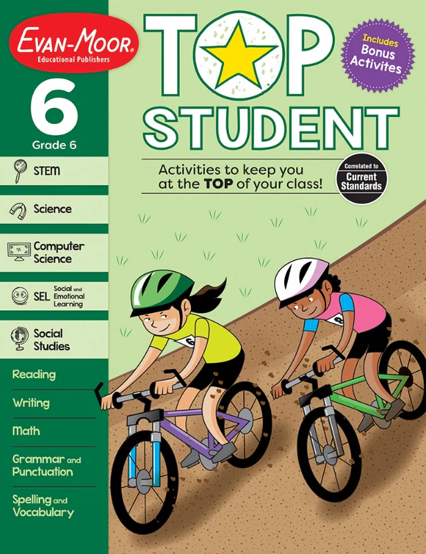 Evan-Moor Grade 6 Top Student Activity Book