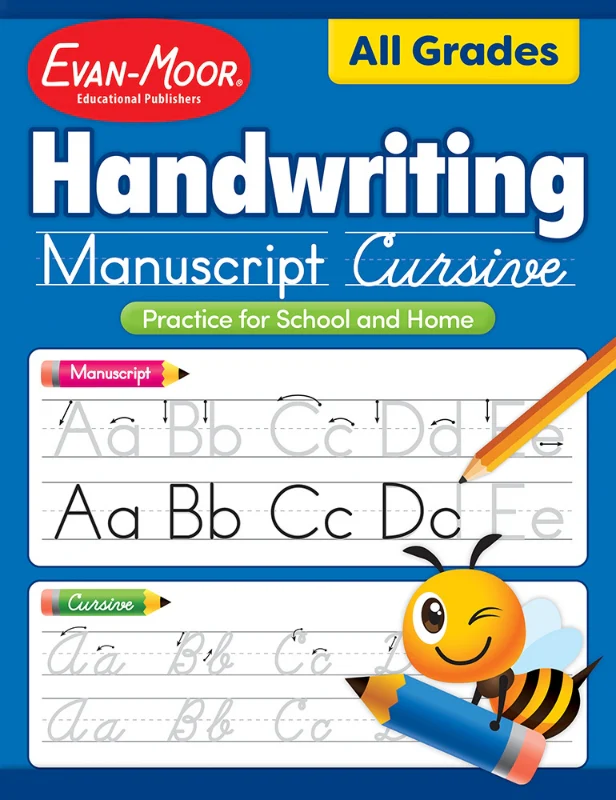 Evan-Moor Grade All – Handwriting: Manuscript Cursive