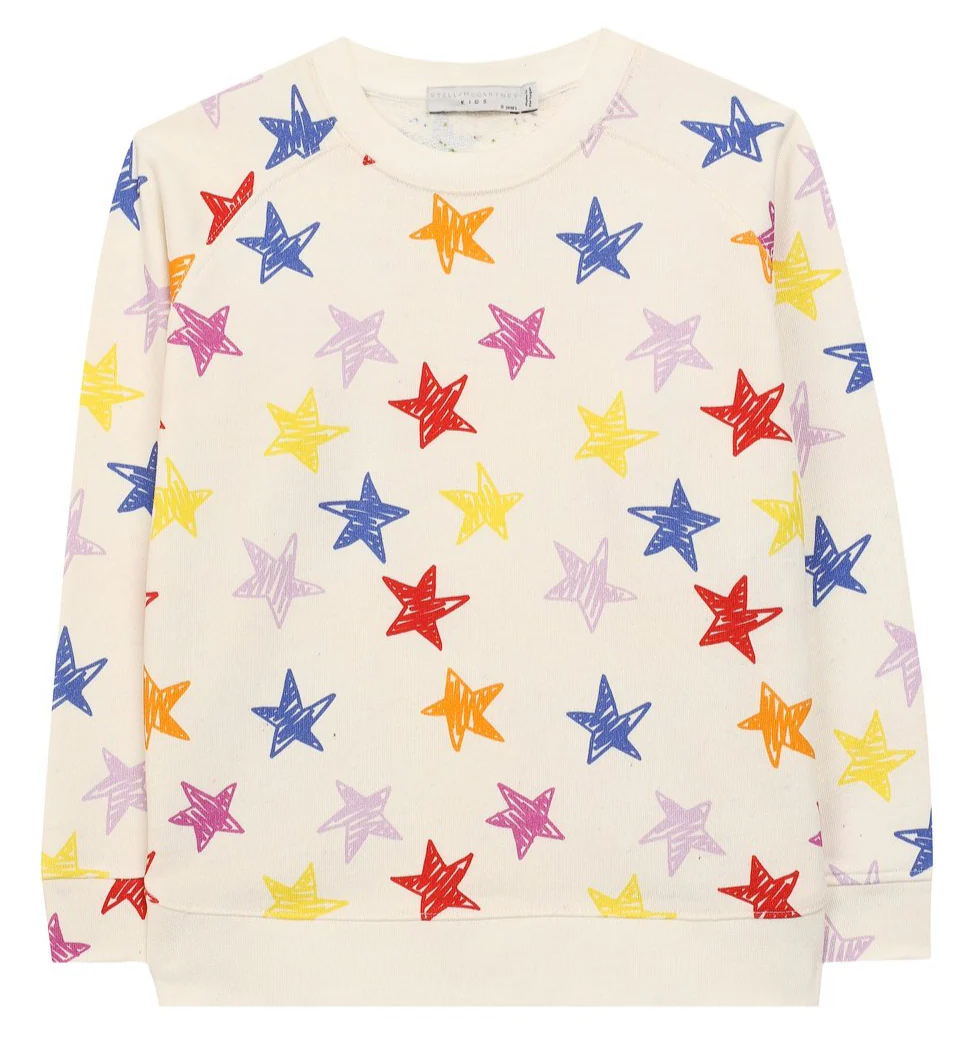 STELLA McCARTNEY Kids Star Sweatshirts / Shorts Set