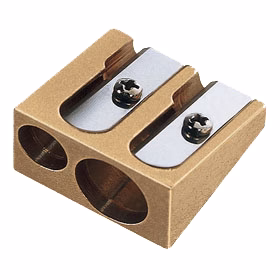 Möbius & Ruppert – Brass Double Wedged Sharpener
