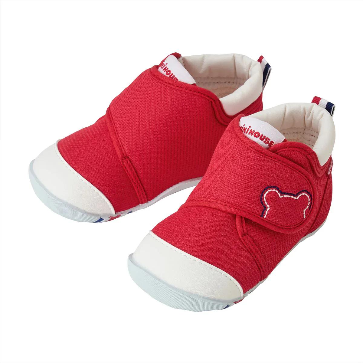 Miki House My First Walker Shoes – Classic Red
