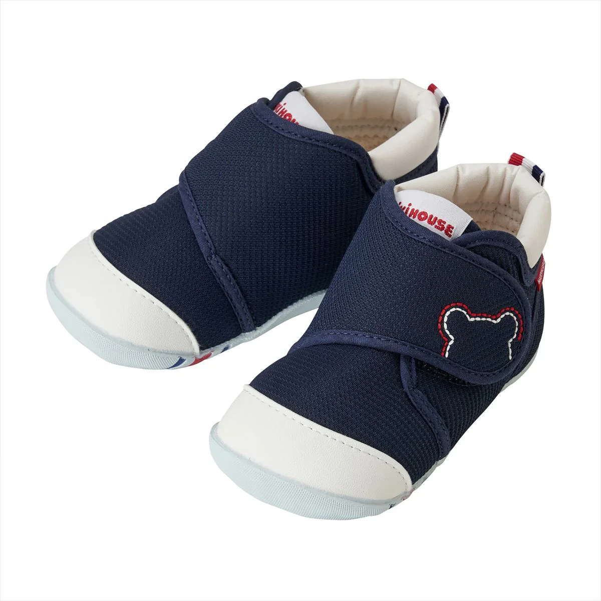Miki House My First Walker Shoes – Classic Navy