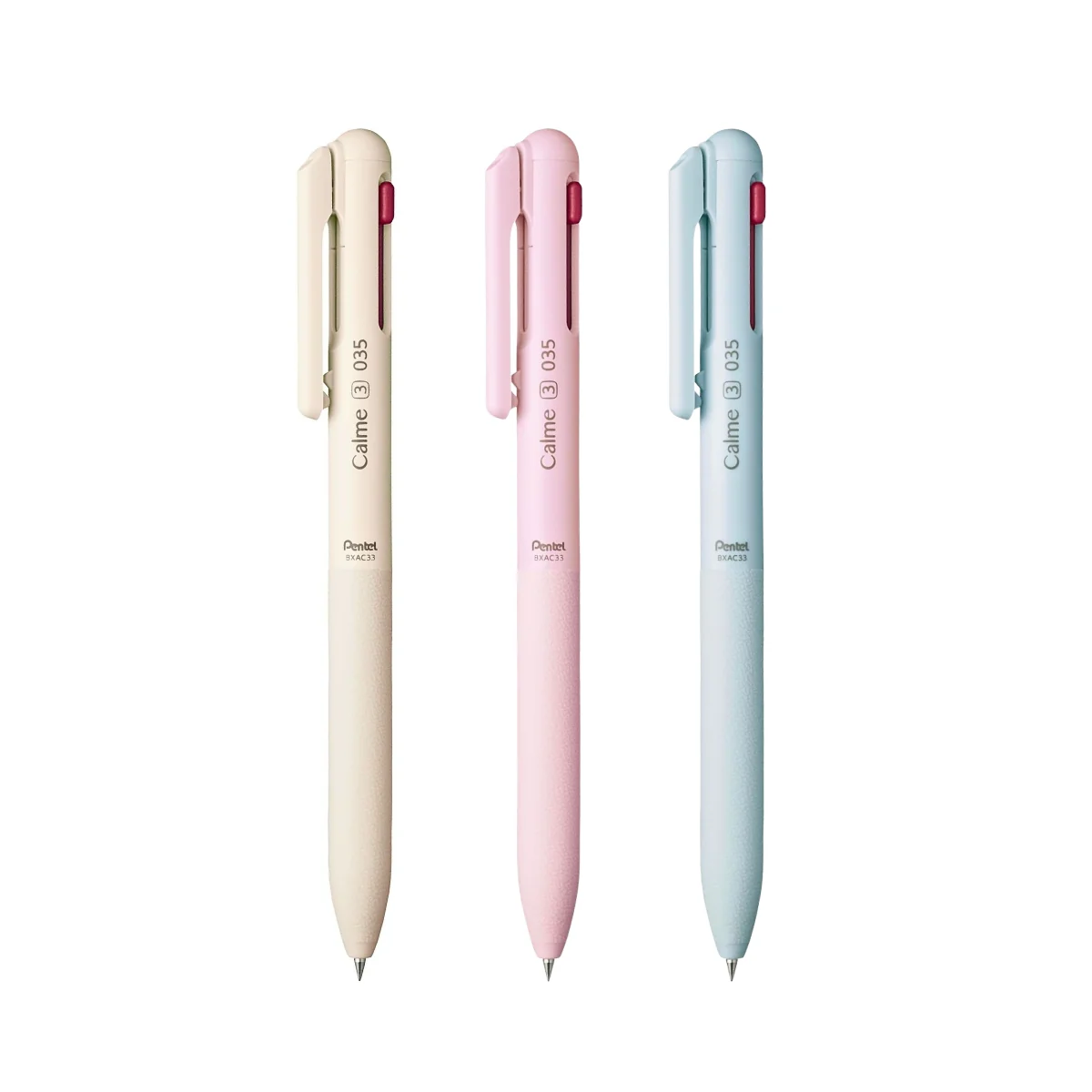 Pentel Calme New 0.35mm 3-Colour Ballpoint Pen