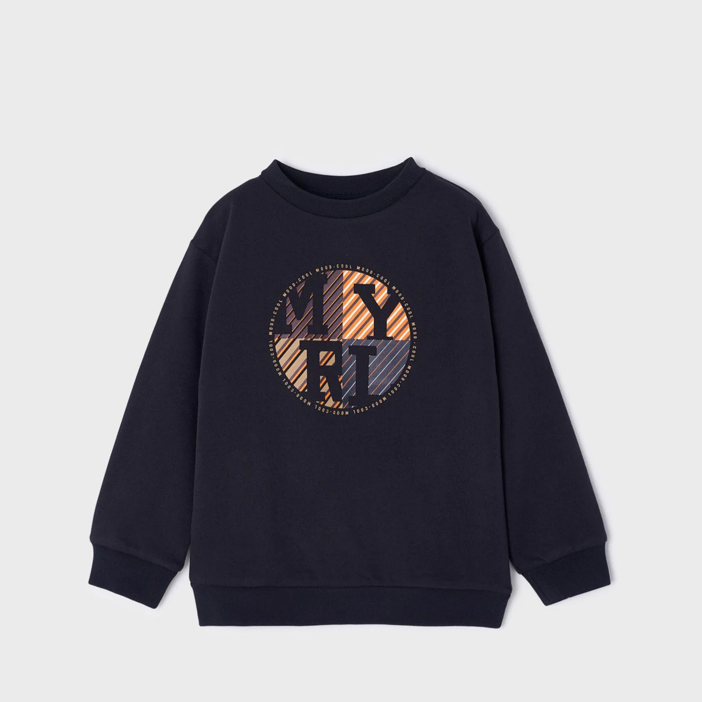 Mayoral 4447-080 Kids Graphic Sweatshirt – Navy