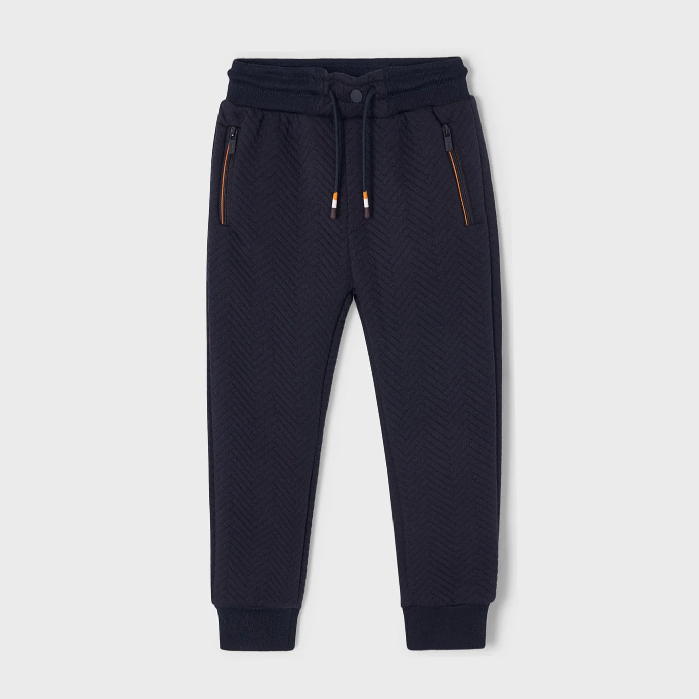 Mayoral 4581-002 Kids Fishbone Long Pants – Navy Blue
