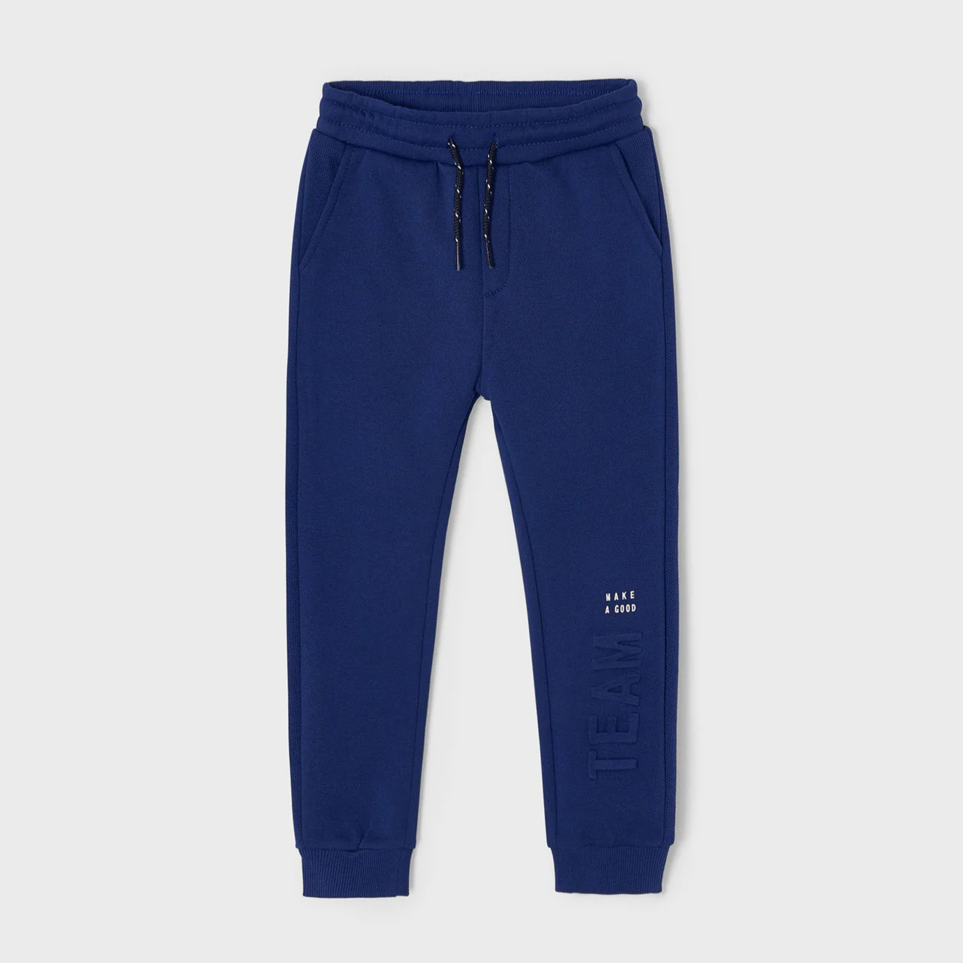 Mayoral 4587-038 Kids Long Embossed Tracksuit Pants – Cobalt