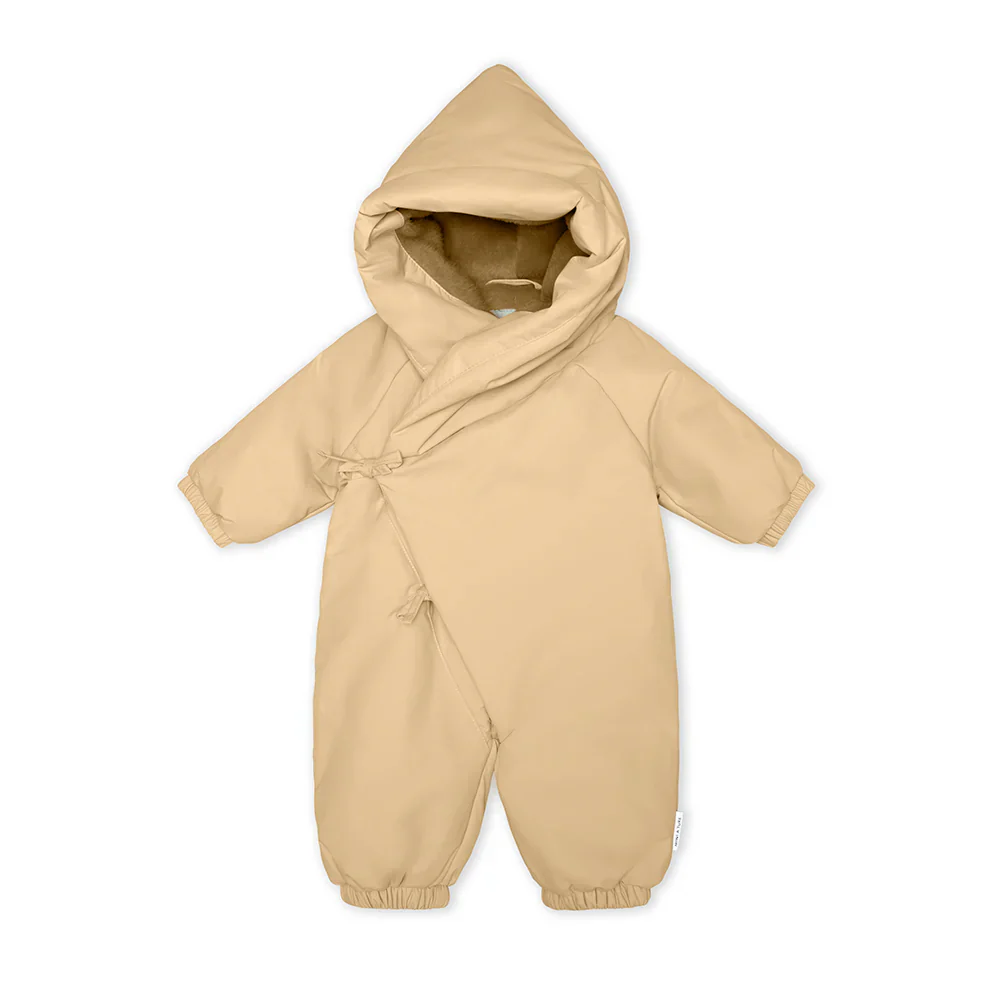 MINI A TURE Baby MATFIANNA Winter Pramsuit No Feet – Semolina Sand