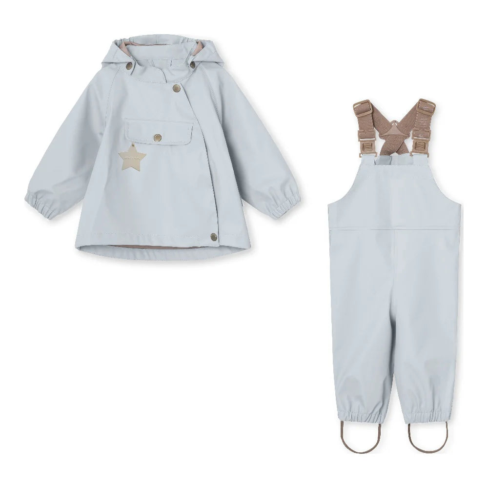 MINI A TURE Baby MATWAINIS Rain Set – Pearl Blue