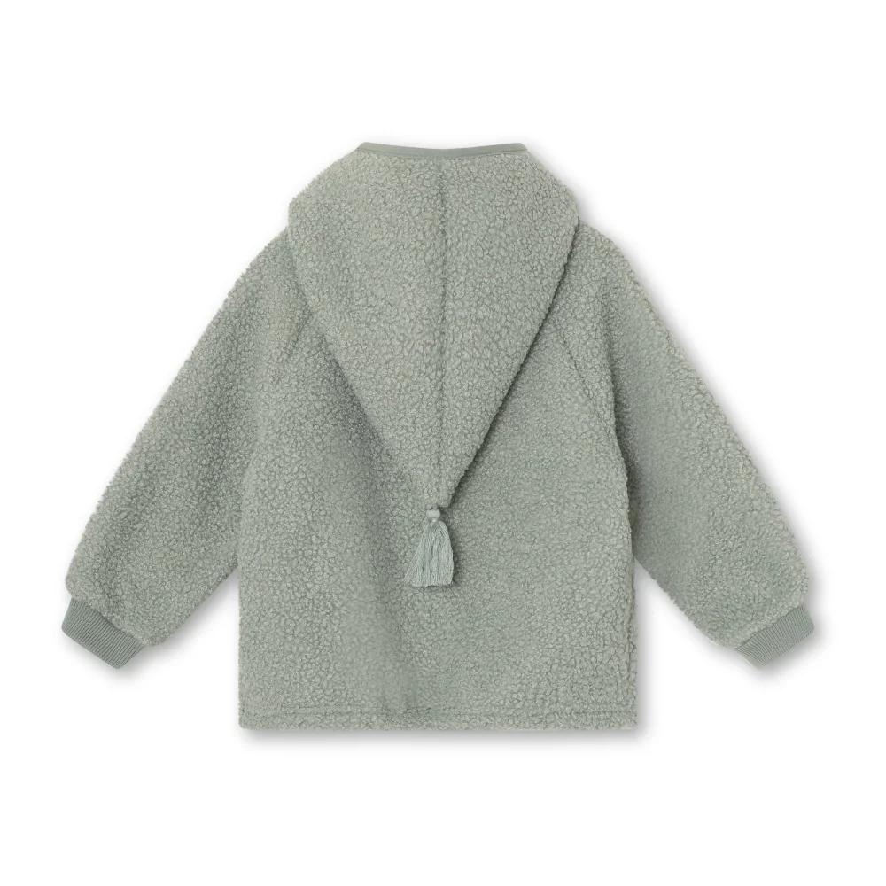 MINI A TURE Baby MATLIFF Teddyfleece Jacket – Pale Green
