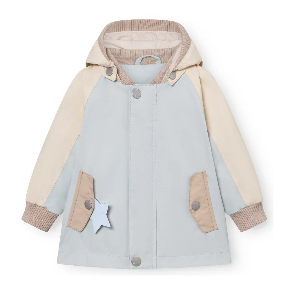 MINI A TURE Baby MATWALLY Fleece Lined Spring Jacket – Blue Metal Col.B