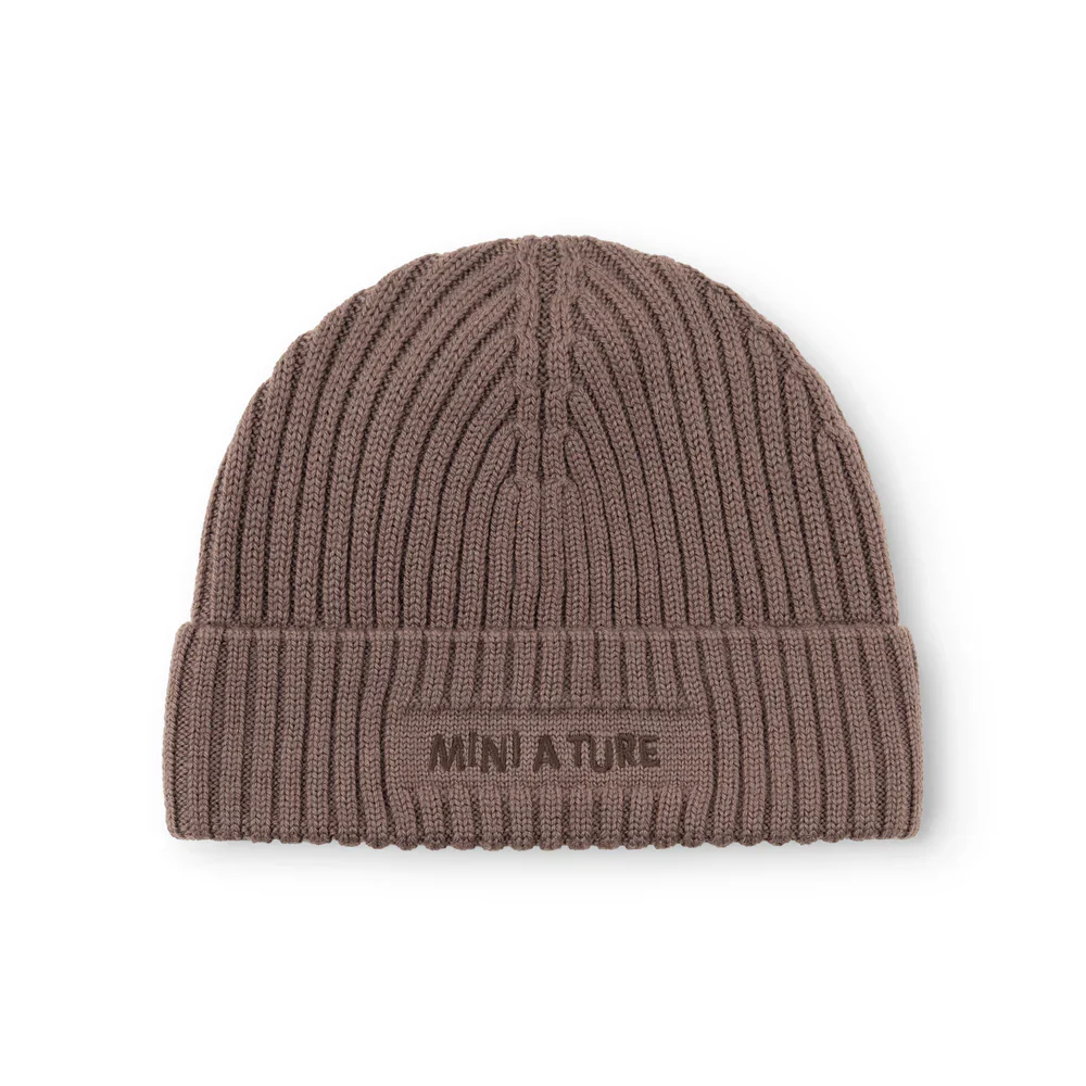 MINI A TURE Kids MATBOJE Wool Beanie – Peppercorn Plum