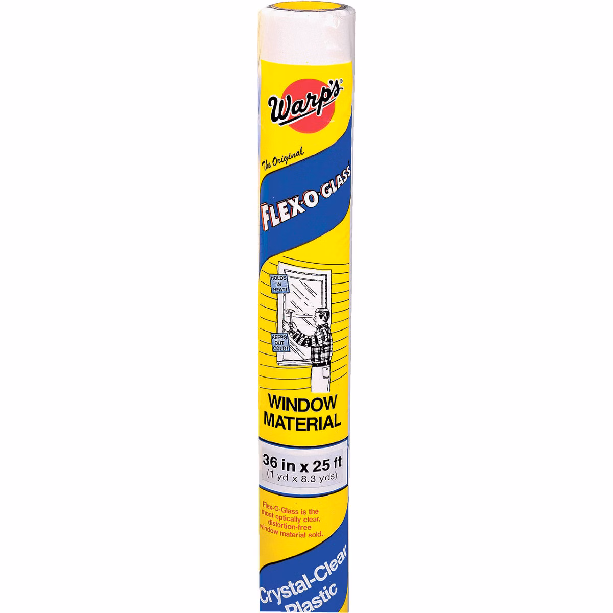 Warp's Flex-O-Glass 36 In. x 75 Ft. Clear 4 Mil. Plastic Sheeting