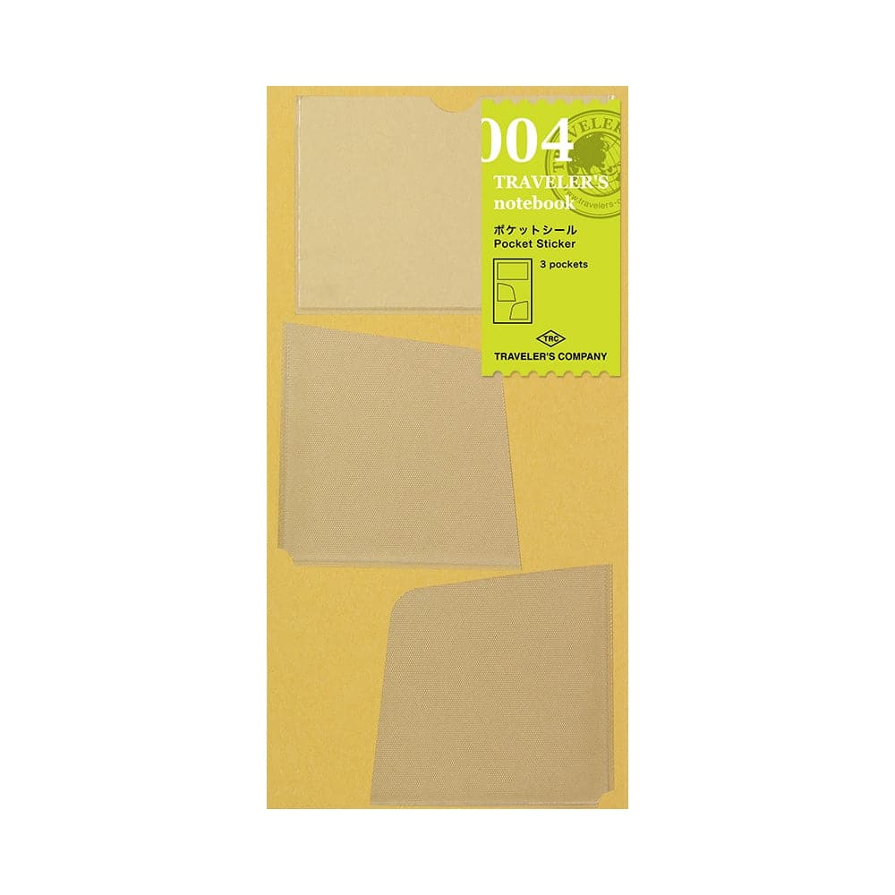 TRAVELER’S Company Notebook Refill 004 [Pocket Stickers]