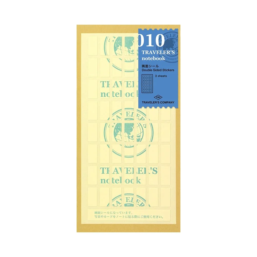 TRAVELER’S Company Notebook Refill 010 [Double Sided Stickers]