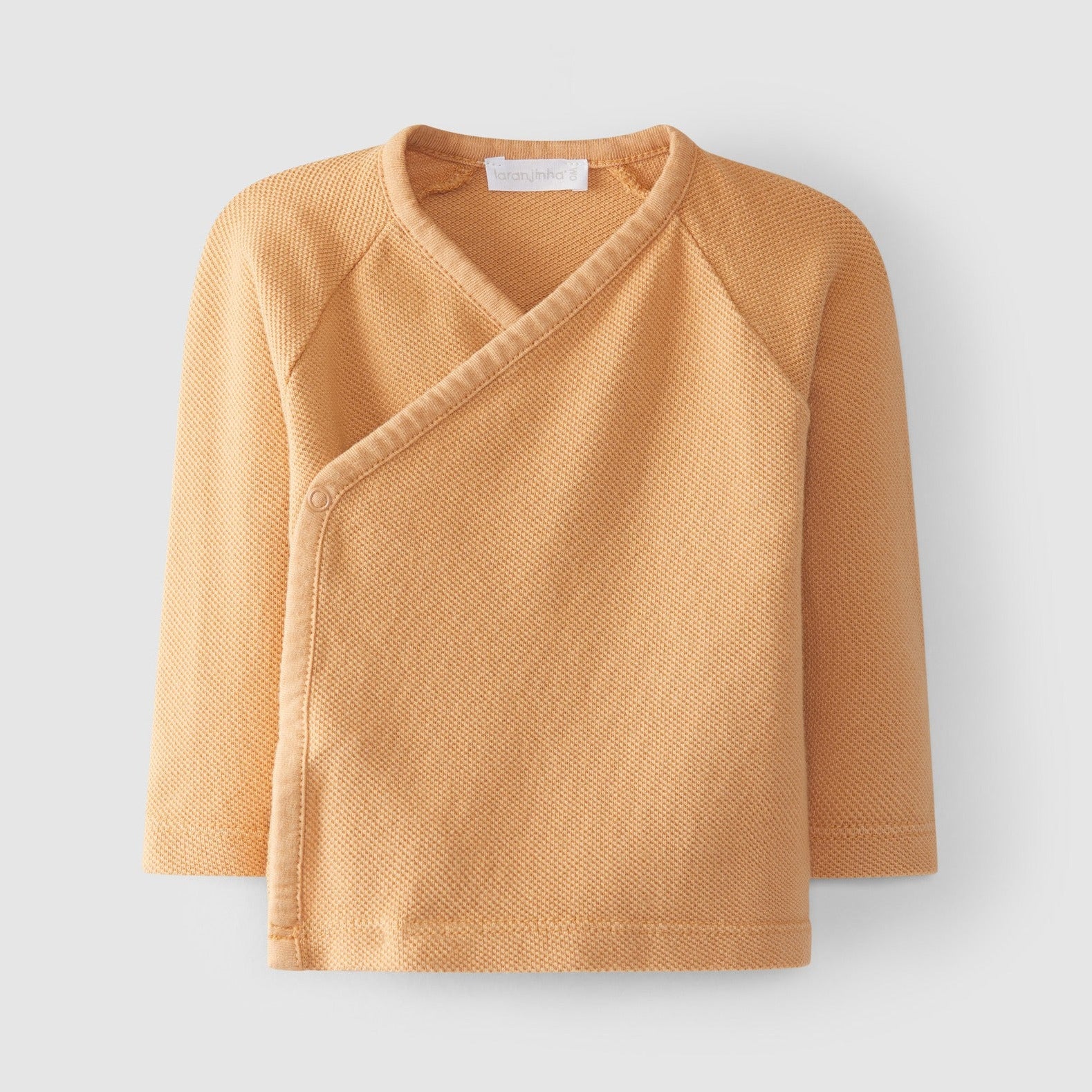 Laranjinha Baby Organic Cotton Crossed Undershirt – 3M