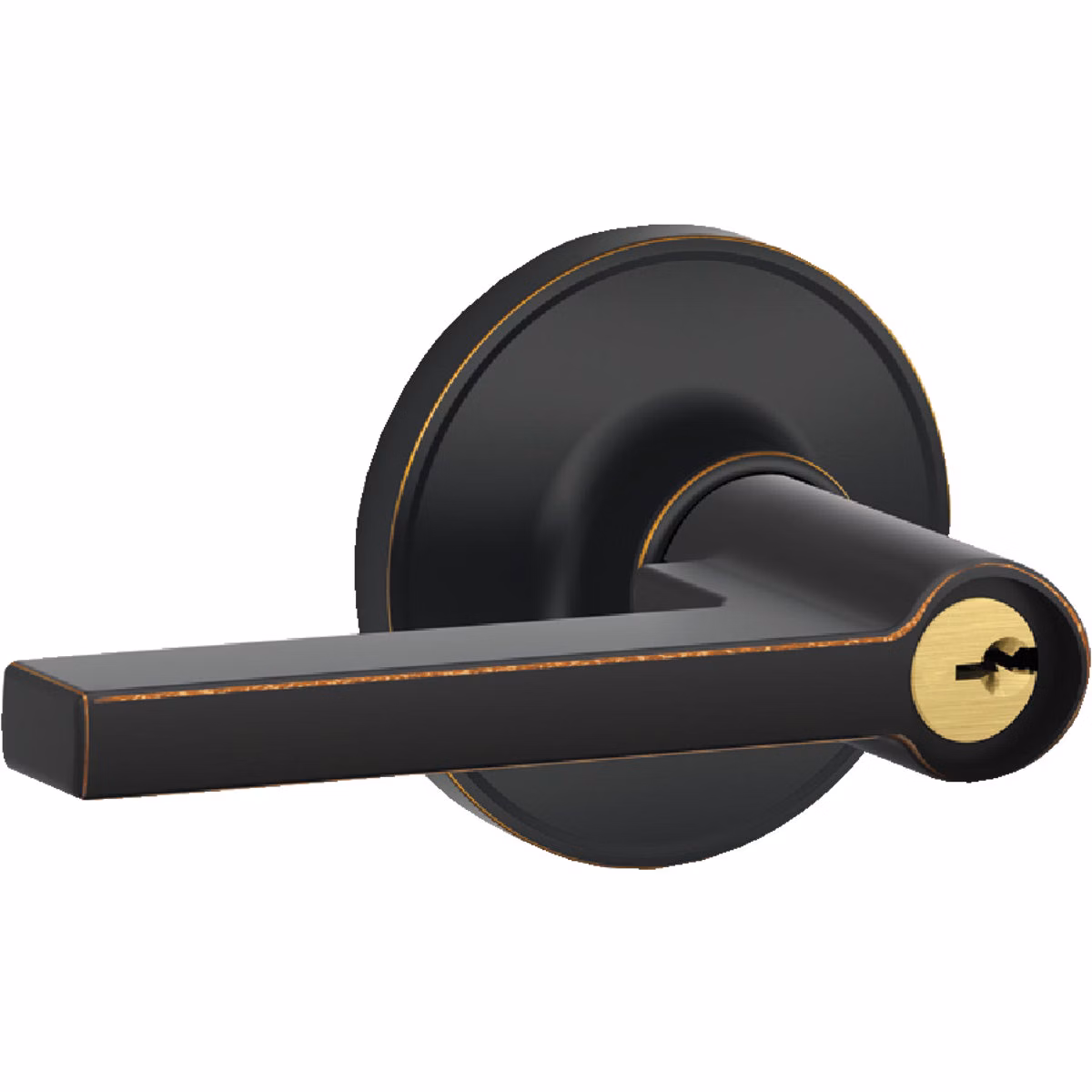 Dexter Solstice Aged Bronze Entry Door Lever Lockset