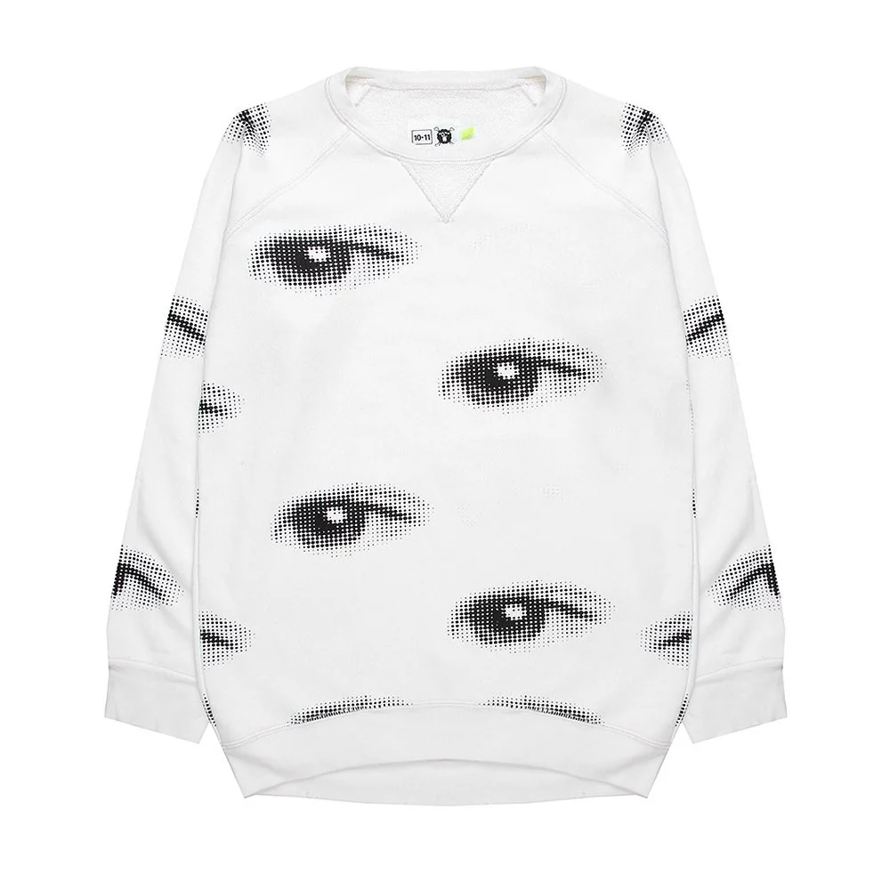 Nununu Kids EYE Sweatshirt – White – 4-3Y/4-5Y