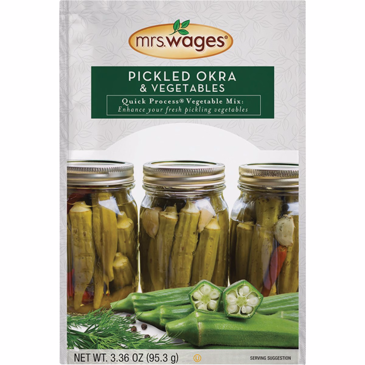 Mrs. Wages Quick Process 3.36 Oz. Okra & Vegetables Pickling Mix