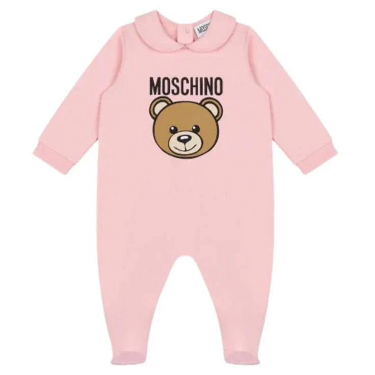 Moschino Baby Teddy Bear Romper – Rose