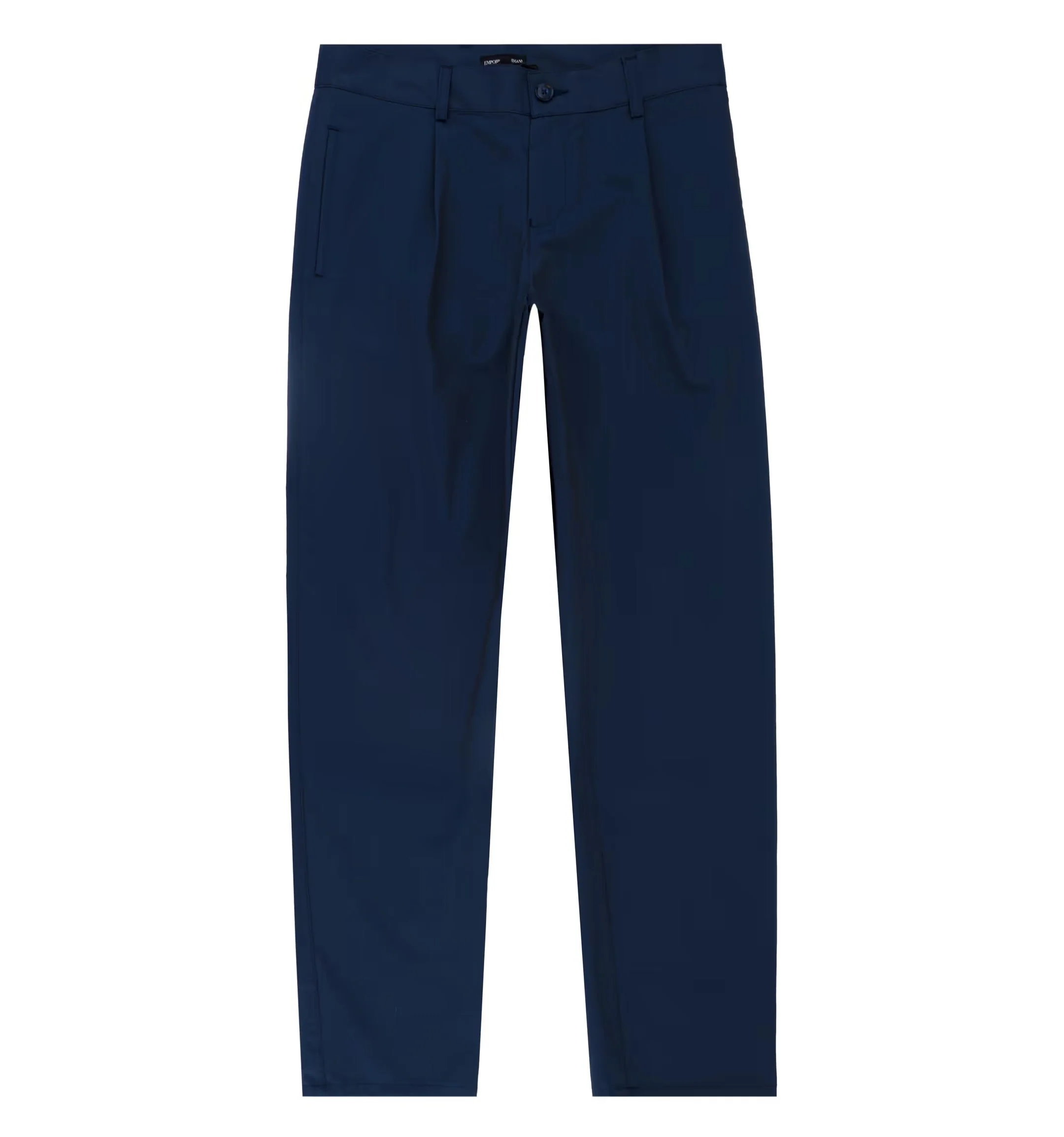 Emporio Armani Junior Boys Straight Trousers with Pinches – 6Y