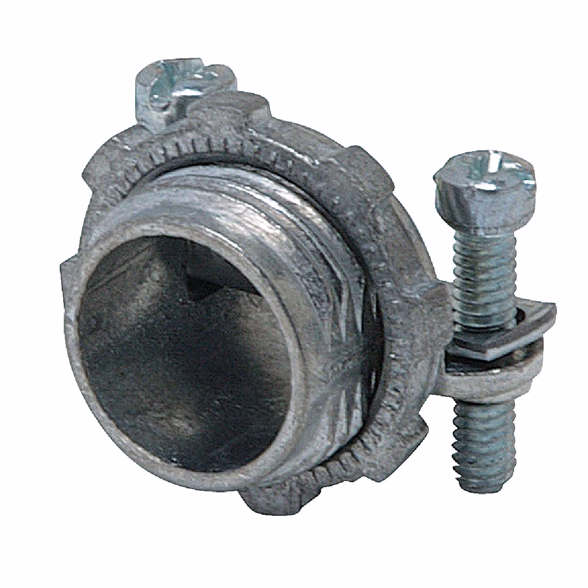 Halex 3/8 In. Die Cast-Zinc Clamp 10/3 Wire Size Box Connector (100-Pack)