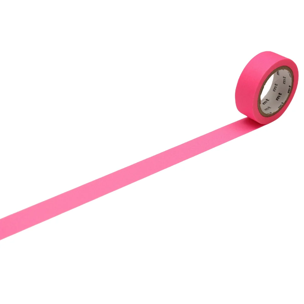 mt 1P Basic Washi Tape – Shocking Pink  – 15mm