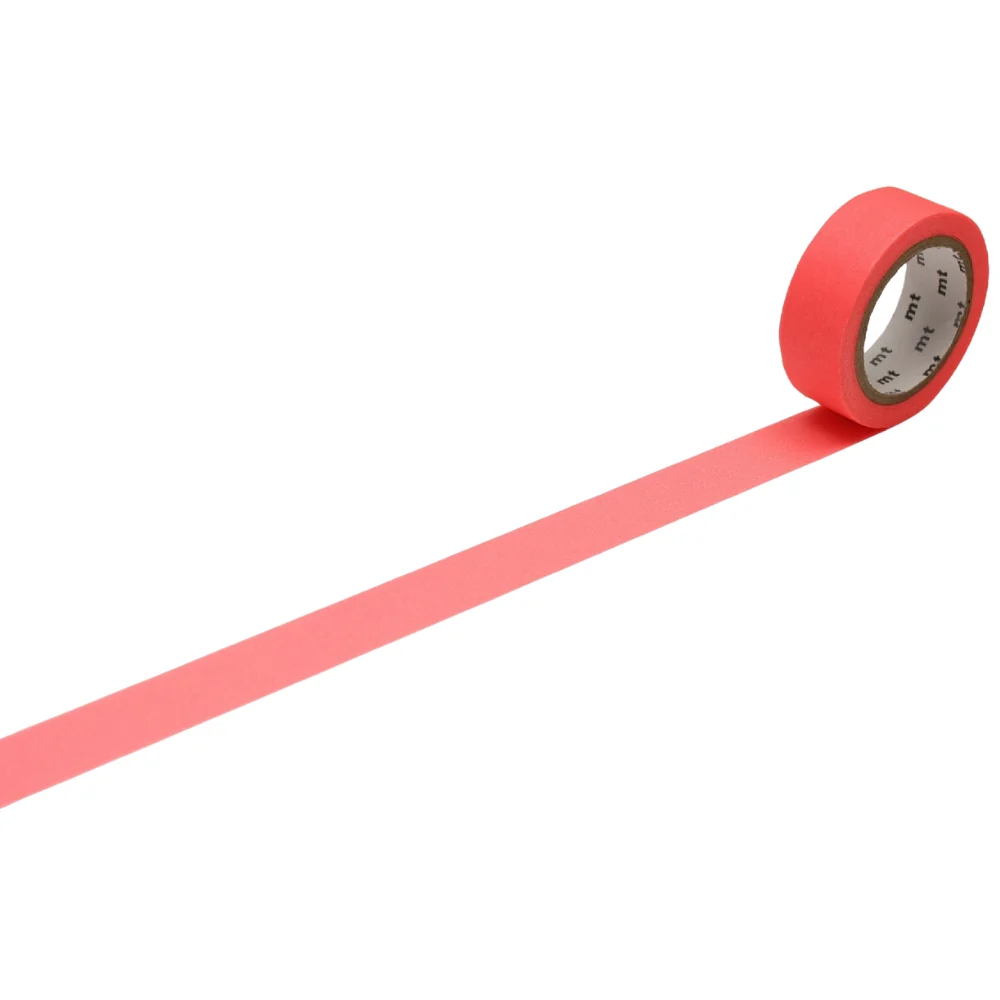 mt 1P Basic Washi Tape – Shocking Red  – 15mm