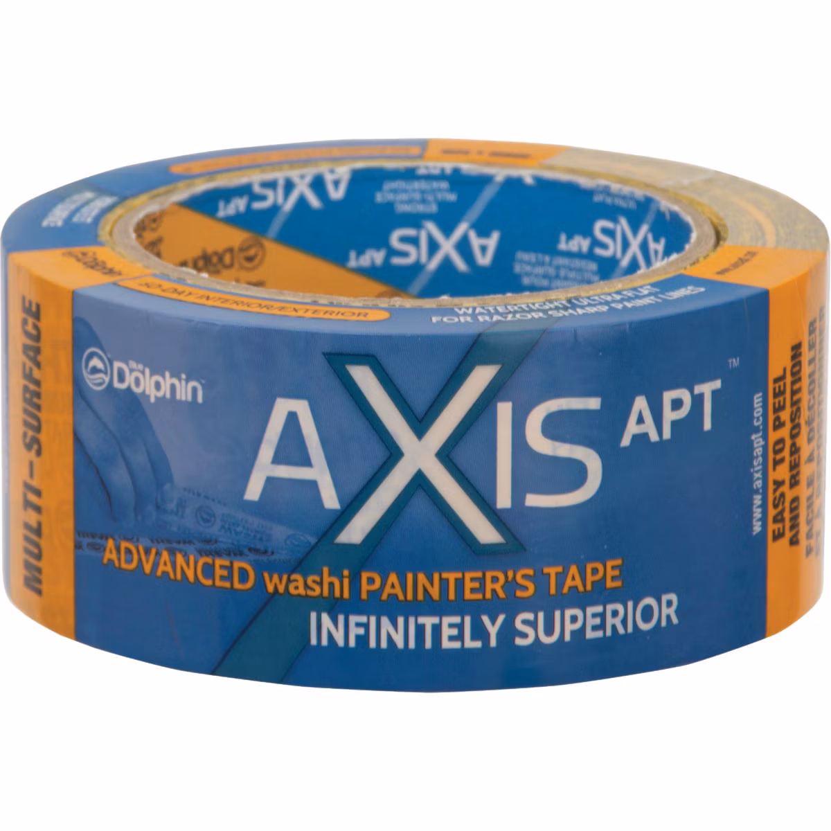 Blue Dolphin Axis APT 1.88 In. x 54.6 Yd. Washi Painter's Tape
