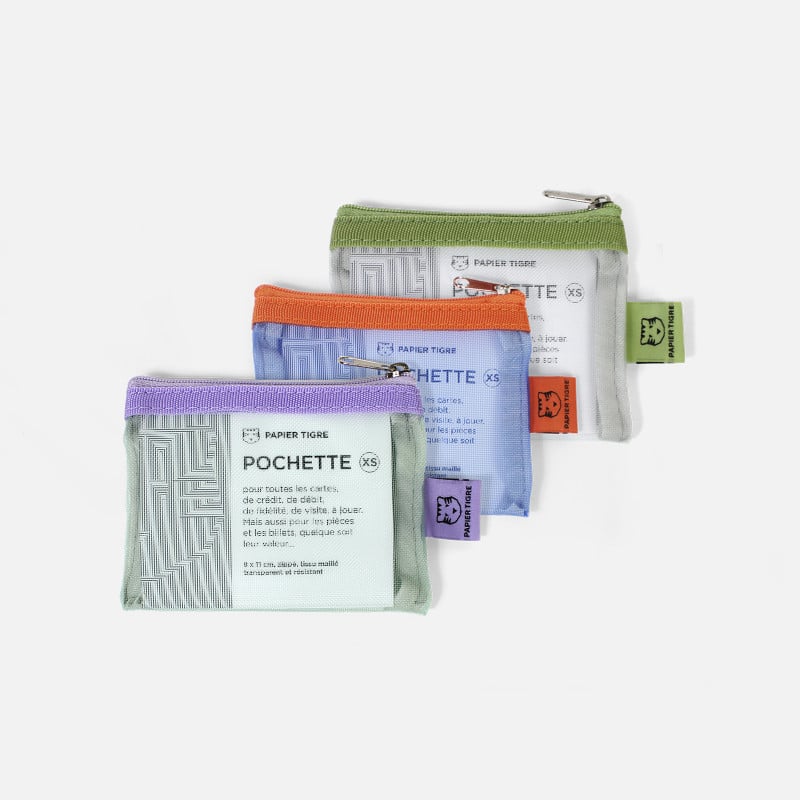 Papier Tigre Mesh Pocket [Extra Small]