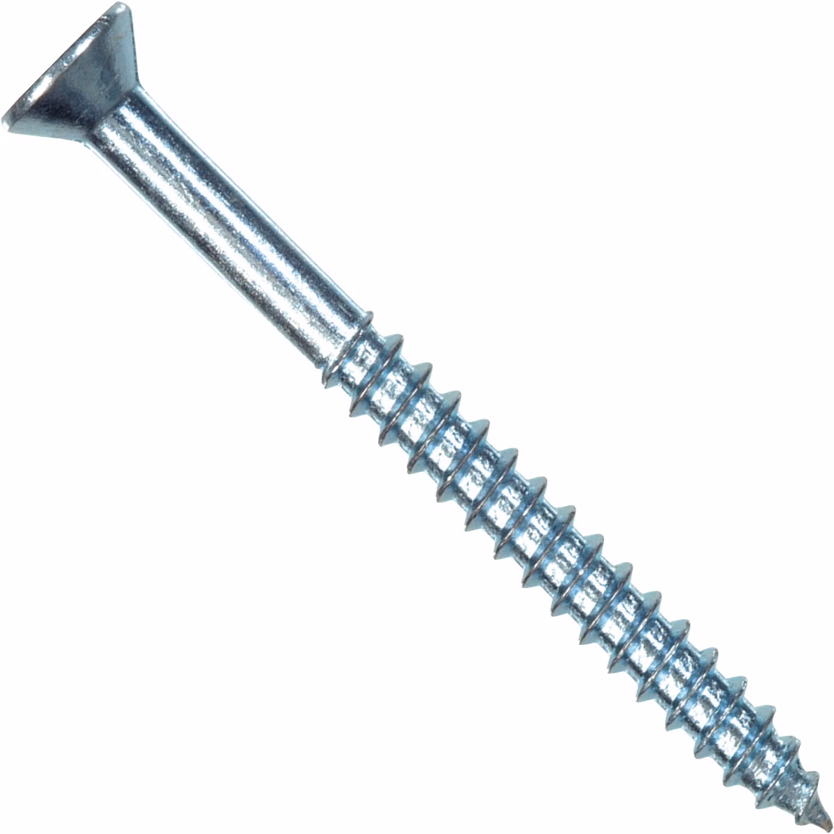 Hillman #12 x 3 In. Flat Head Phillips Zinc Wood Screw (100-Count)
