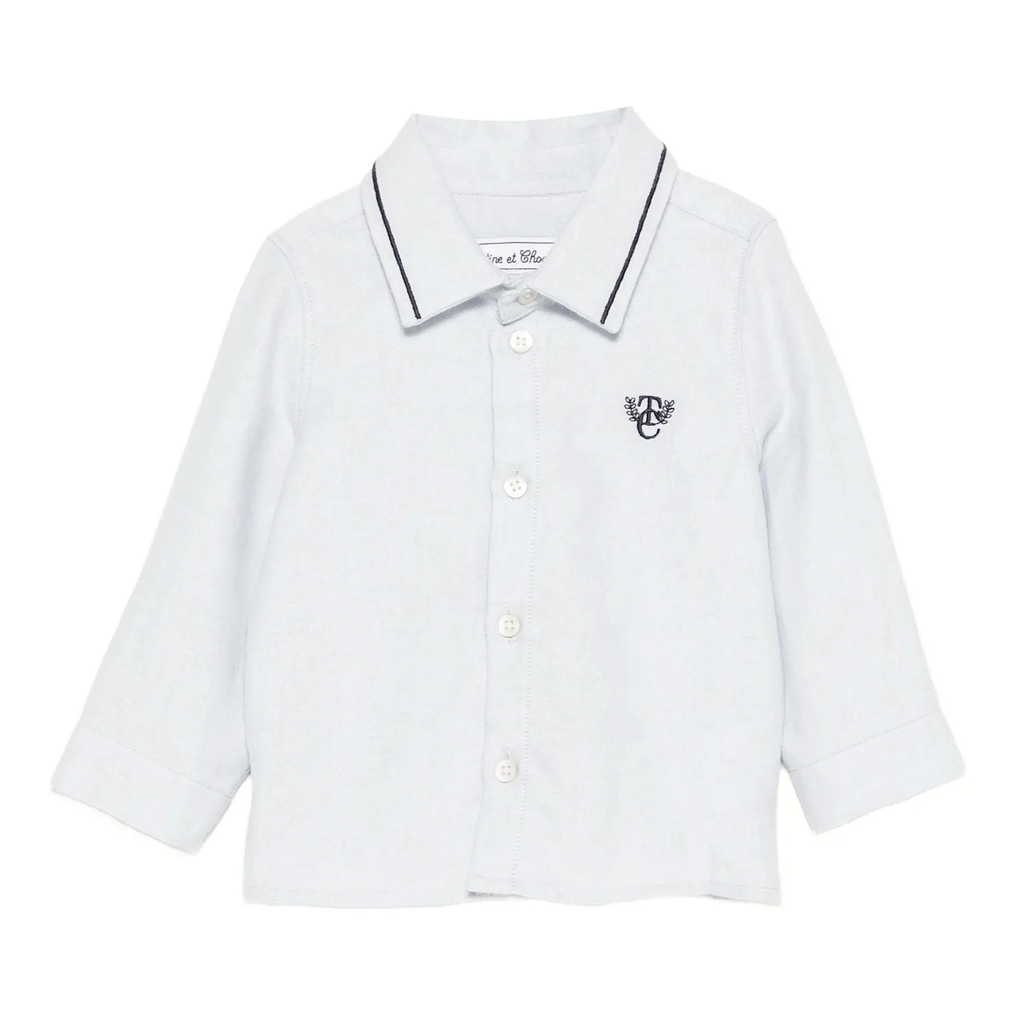 Tartine et Chocolat Kids Baby White Monogram Shirt