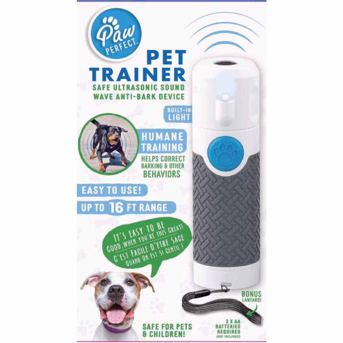 Bell+Howell Paw Perfect Anti-Bark Pet Trainer