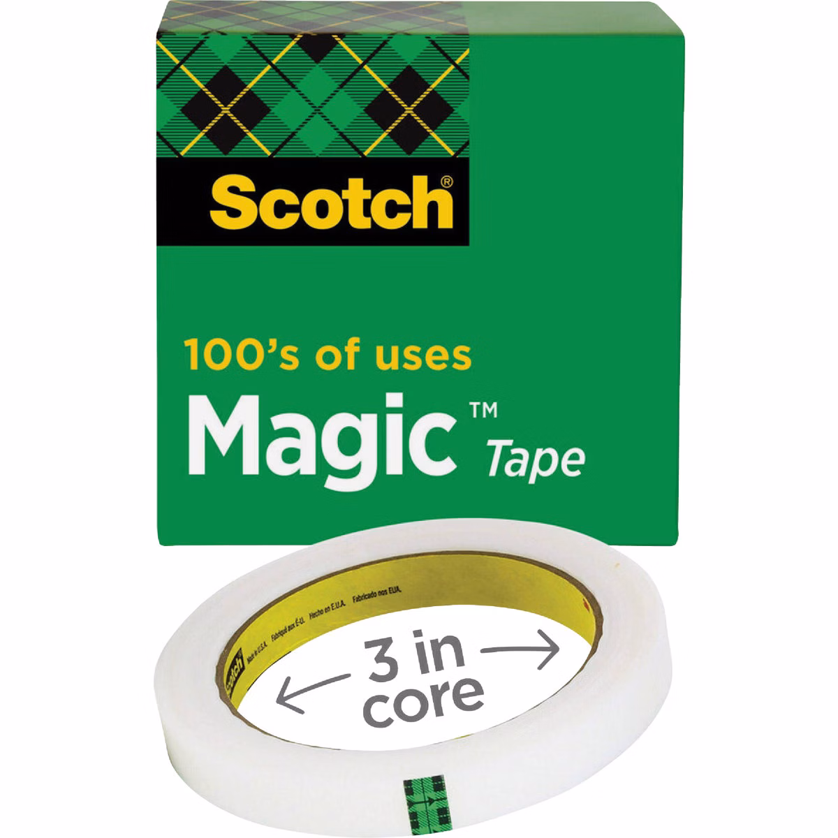Scotch Magic Tape Refill, 1 In. x 2592 In.
