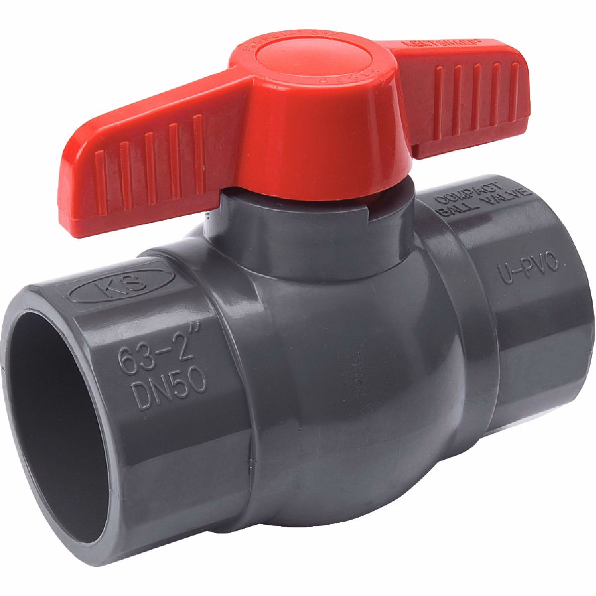 ProLine 2 In. Solvent x 2 In. Solvent PVC Ball Valve