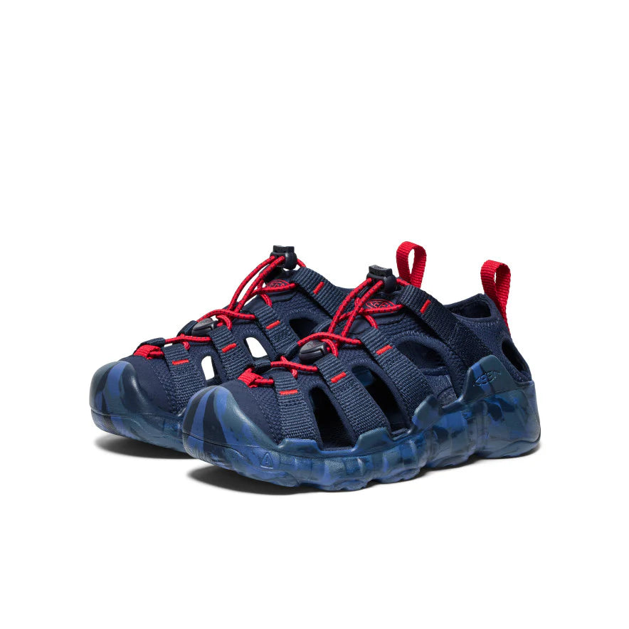 KEEN Kids Hyperport H2 Extra Cushy Sandal – Naval Academy/Red Carpet