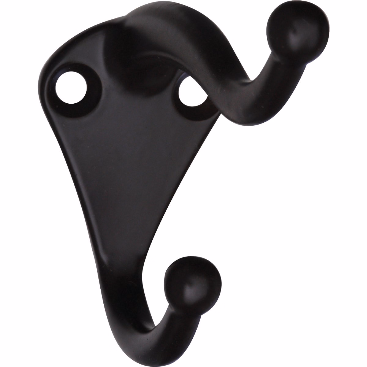 National Hardware Oil Rubbed Bronze Coat & Hat Hook (2-Pack)
