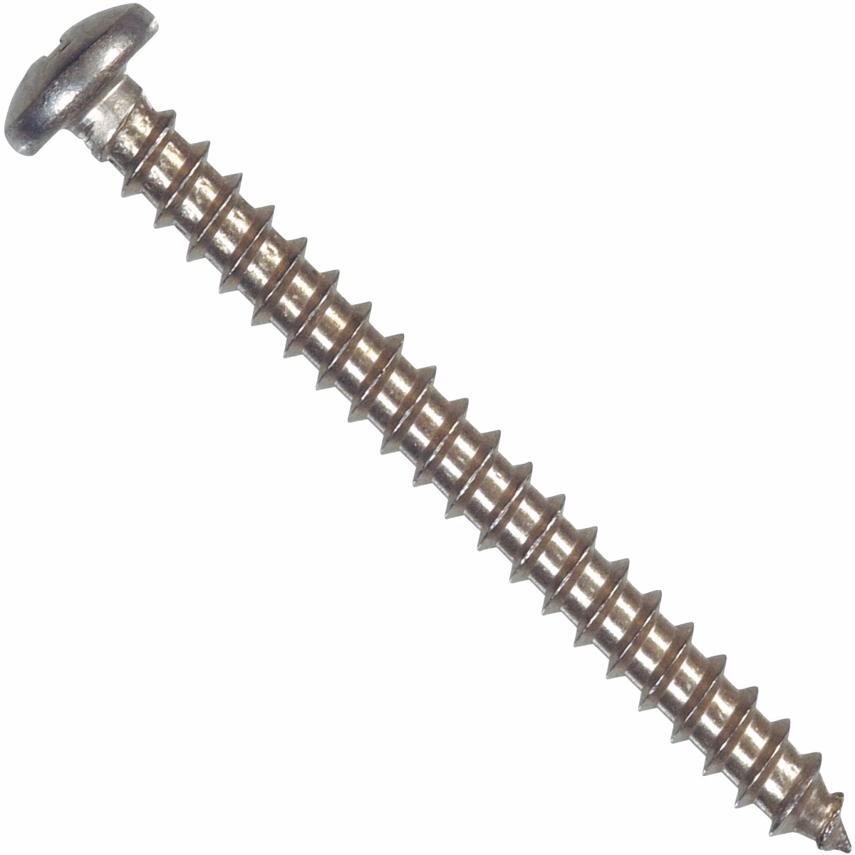 Hillman #12 x 1-1/2 In. Phillips Pan Head Stainless Steel Sheet Metal Screw (100-Count)