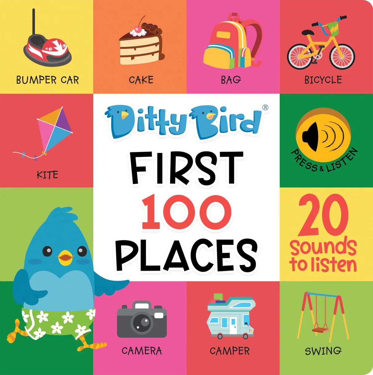 Ditty Bird Baby Sound Vocabulary Book: First 100 Places