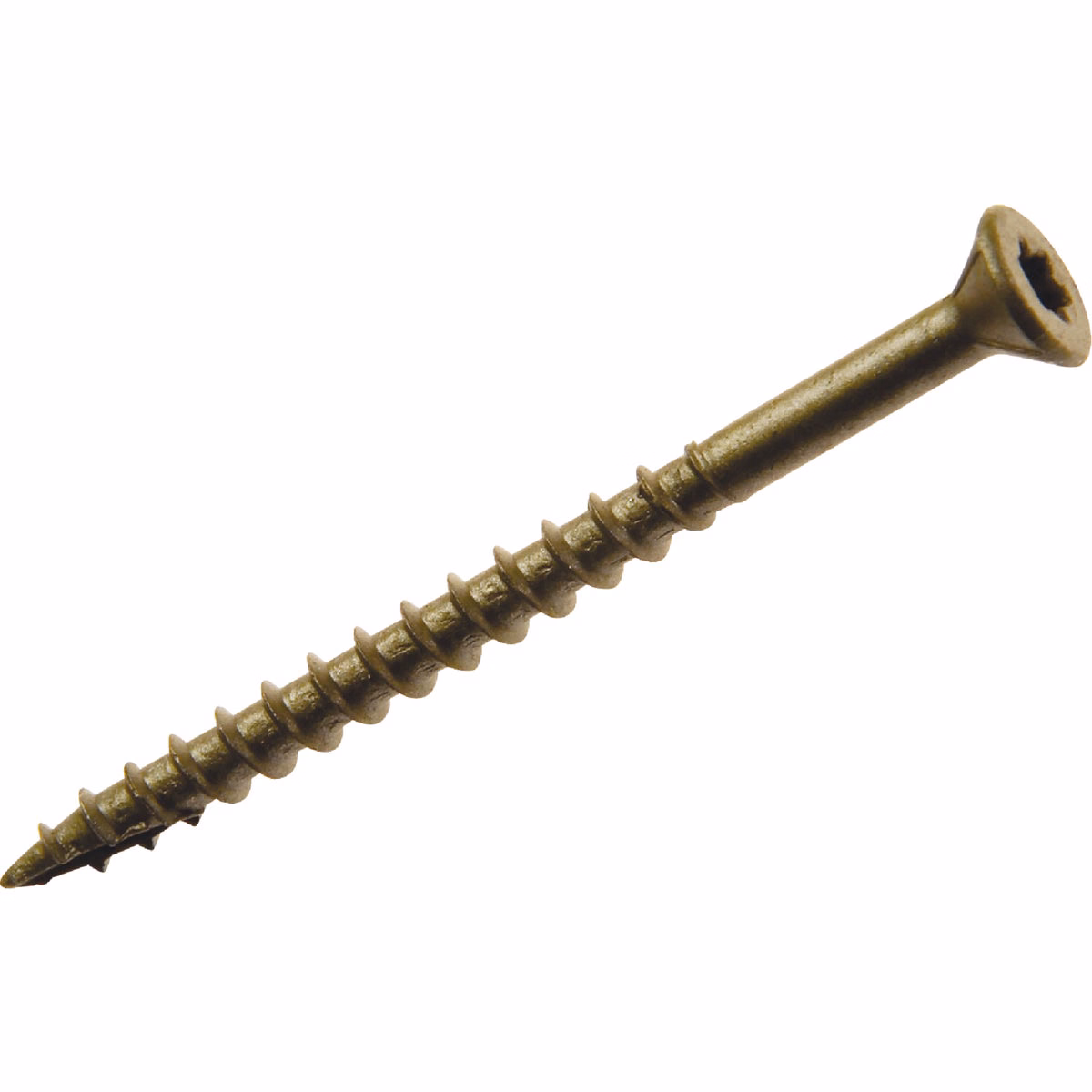 Do it Best PrimeGuard Plus #9 x 3 In. Star Drive Gold Deck Screw (25 Lb.)