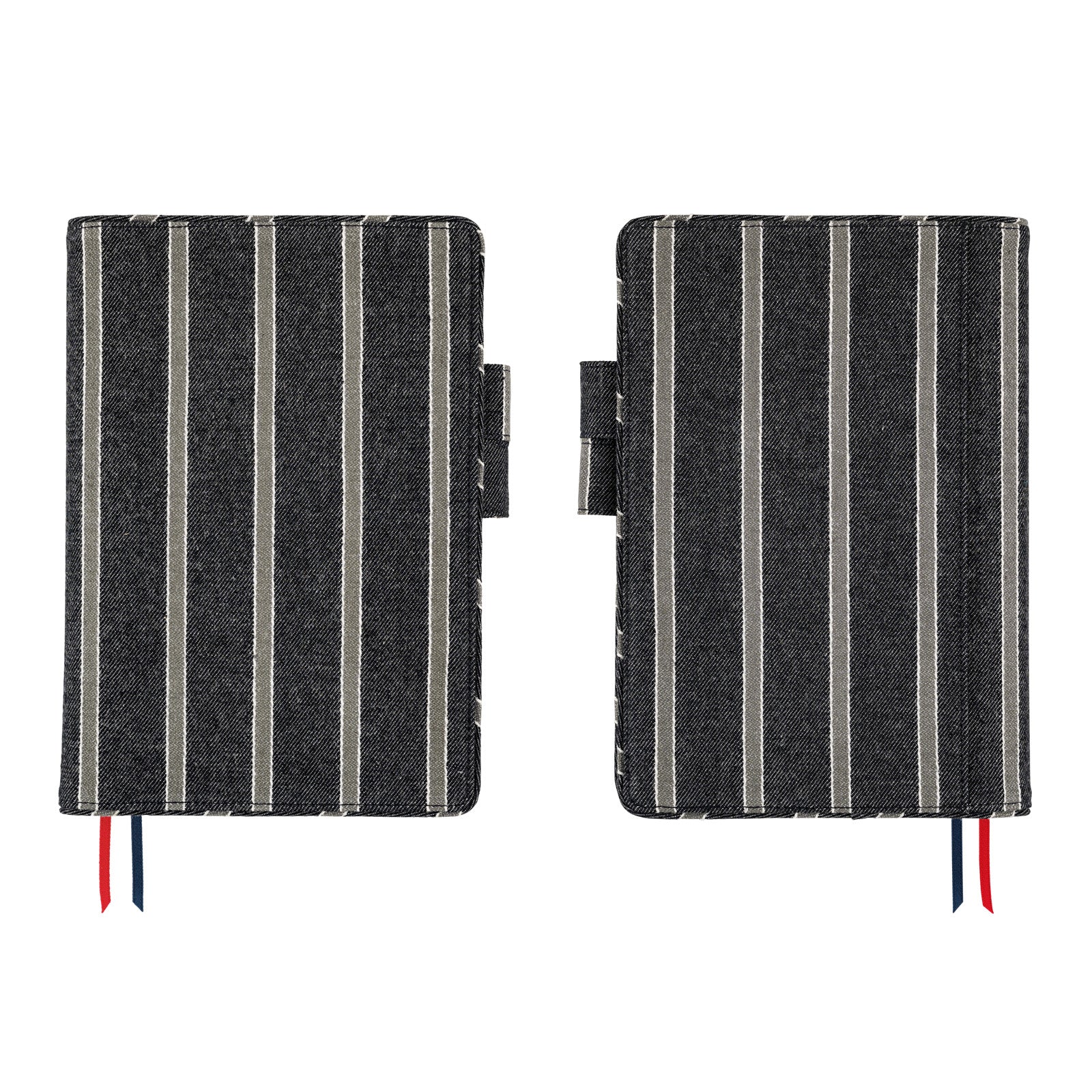 Hobonichi 2025 A5 Cousin Cover [Lined Fabric: Twill Navy x Gray]