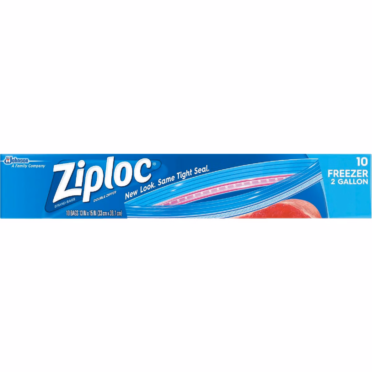 Ziploc 2 Gal. Double Zipper Freezer Bag (10-Count)