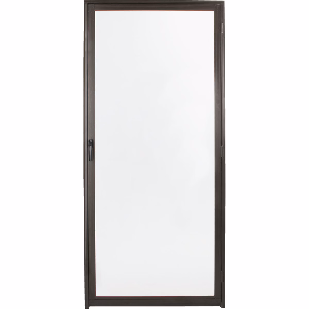 Croft Imperial Style 36 In. W. x 80 In. H. x 1-7/8 In. Thick Bronze Full View Aluminum Storm Door