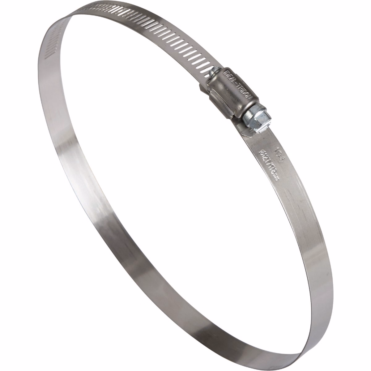 Ideal 5 In. – 7 In. 57 Stainless Steel Hose Clamp with Zinc-Plated Carbon Steel Screw