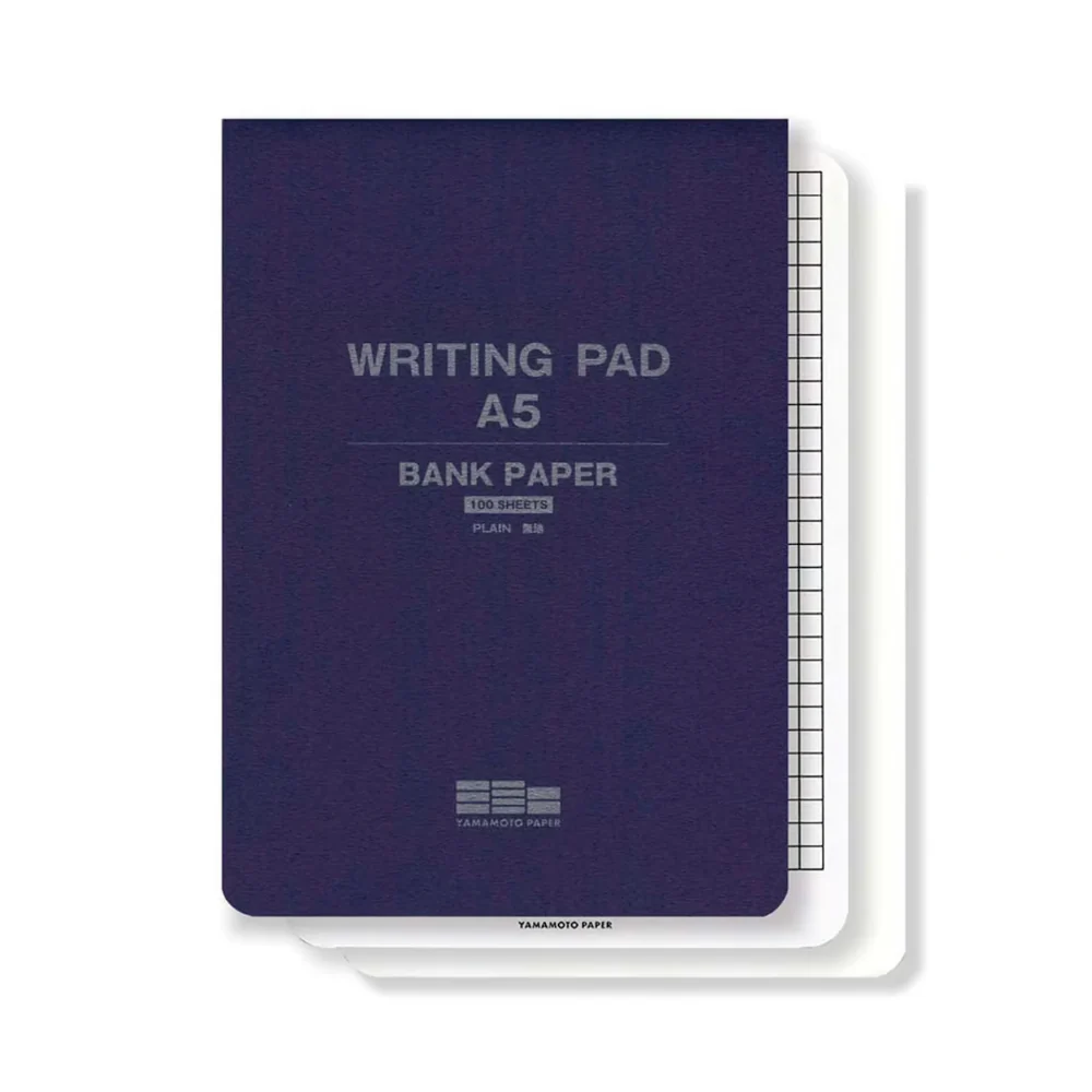 Yamamoto Paper A5 Writing Pad – Bank Paper
